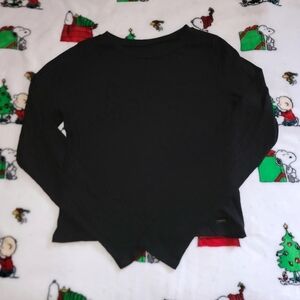 💙2/$8💙 Hollister ribbed black longsleeve